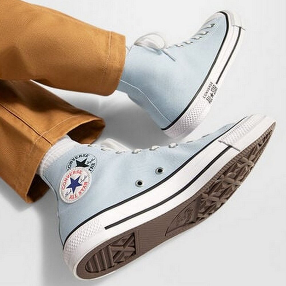 CONVERSE Logo Play Chuck Taylor All Star Sneaker, Men's 11.5, Women's 13.5 Blue